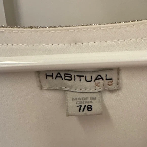 Habitual Metallic Gold sparkle Dress - Picture 2 of 6